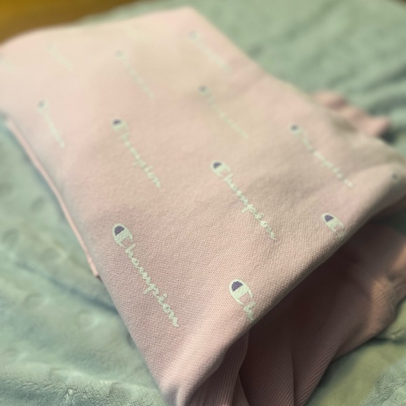 Champion Reverse Weave Allover Logo Hoodie - Picture 3 of 6